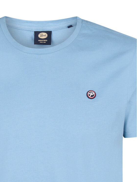 Petrol Industries Petrol Industries T-Shirt M-ROS-TSR002 Světle modrá Regular Fit