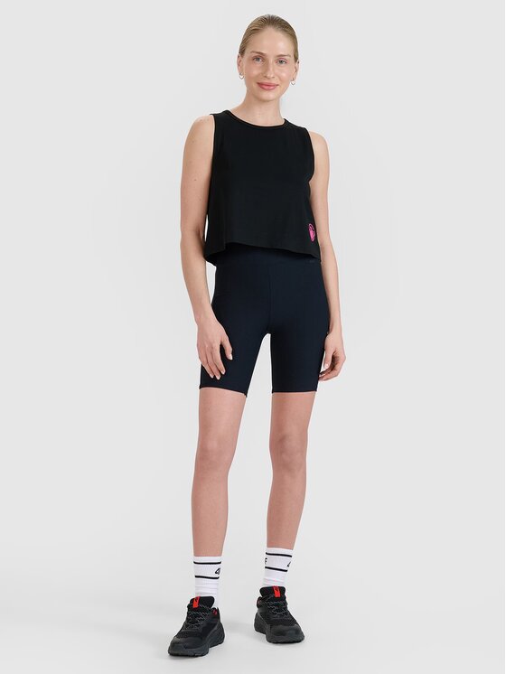 4F 4F Top 4FWSS25TSLEF118-20S Czarny Regular Fit