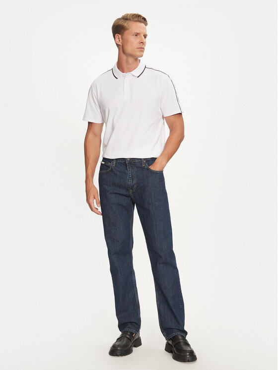 Guess Guess Поло M4YP40 KARS0 Білий Regular Fit