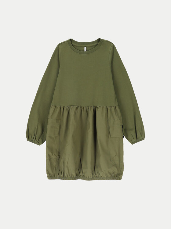 Coccodrillo Každodenné šaty ZC4129101MGJ Zelená Regular Fit