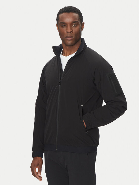 BOSS BOSS Demisezoninė striukė J_Gobi 50535405 Juoda Regular Fit