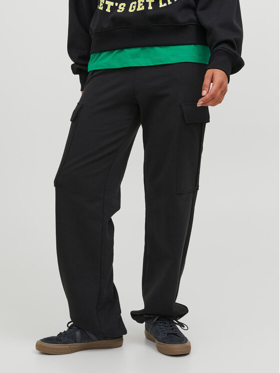 JJXX Pantaloni din material Sofia 12245779 Negru Relaxed Fit