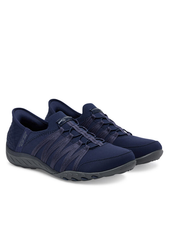 Skechers Skechers Sneakersy Skechers Slip-ins: Breathe Easy - Roll With Me Granatowy