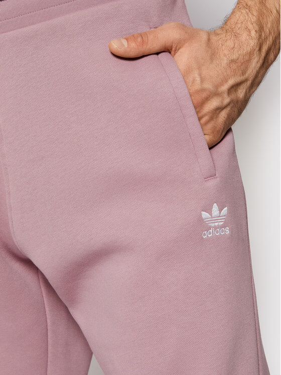 adidas adidas Sportinės kelnės adicolor Essentials HE9411 Violetinė Slim Fit