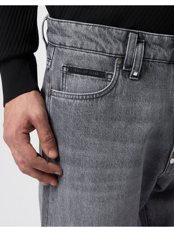 PHILIPP PLEIN PHILIPP PLEIN Jeansy 30027 Szary Slim Fit