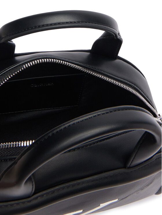Calvin Klein Calvin Klein Torebka Bold Ck Dome Crossbody LV04F3895G Czarny