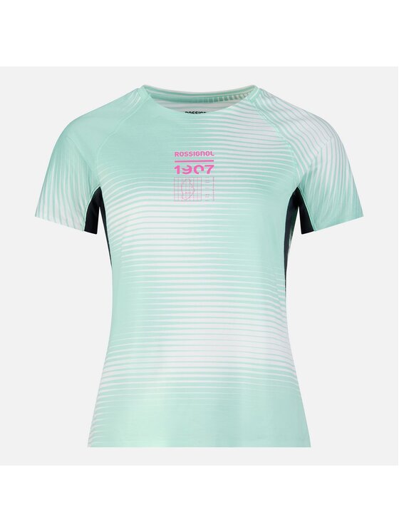 Rossignol Rossignol Tank top W Sapa Ultra Tee Zielony jasny Regular Fit