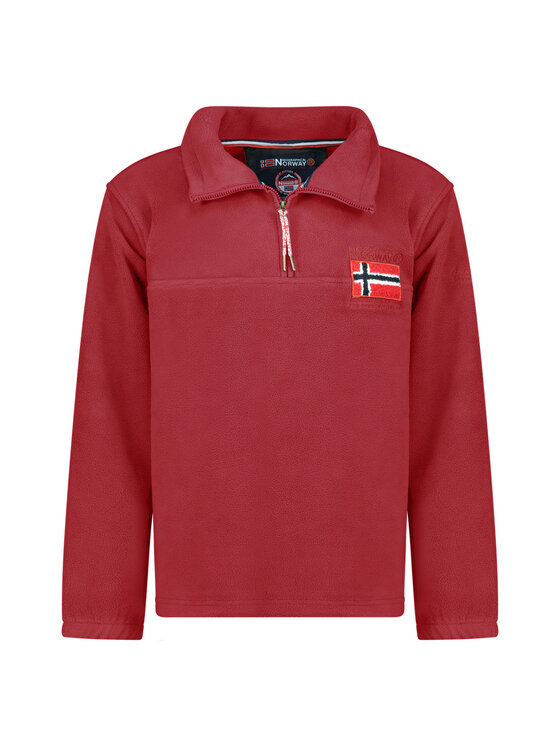 Geographical Norway Geographical Norway Polar WZ6696H/GN-BURGUNDY Bordowy Reglan Fit