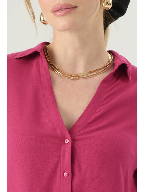 Femestage Femestage Blúzka Femestage AB BASE BLU2990-014 Ružová Regular Fit