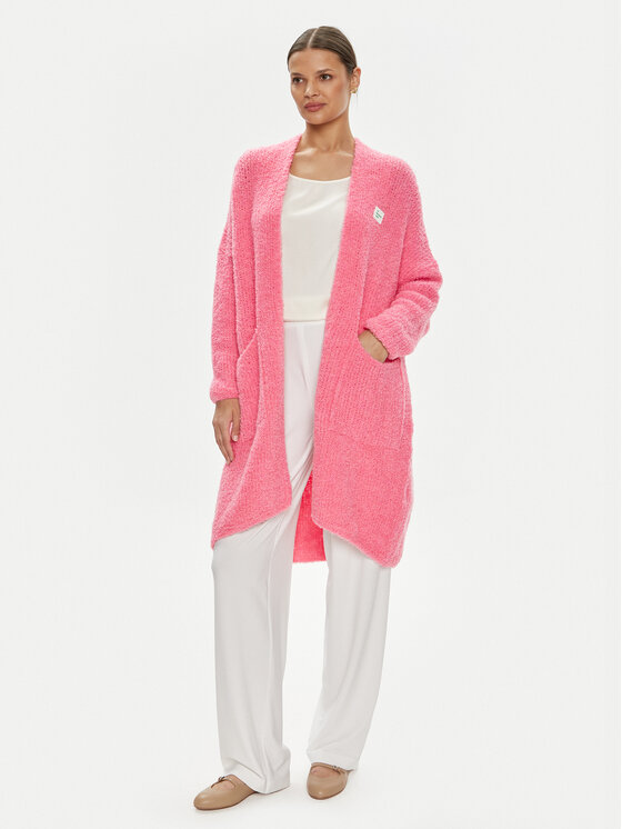 American Vintage American Vintage Strickjacke Zolly ZOL19BE24 Rosa Relaxed Fit