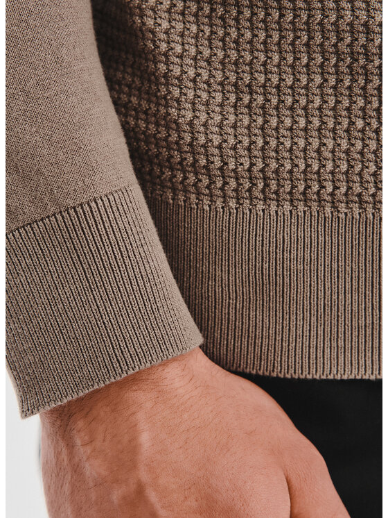 Pako Lorente Pako Lorente Sweter P25WF-2X-023 Brązowy Classic Fit