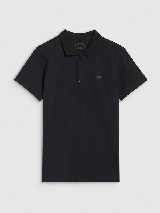 4F 4F Polo 4FWMM00TPTSF514-20S Μαύρο Slim Fit