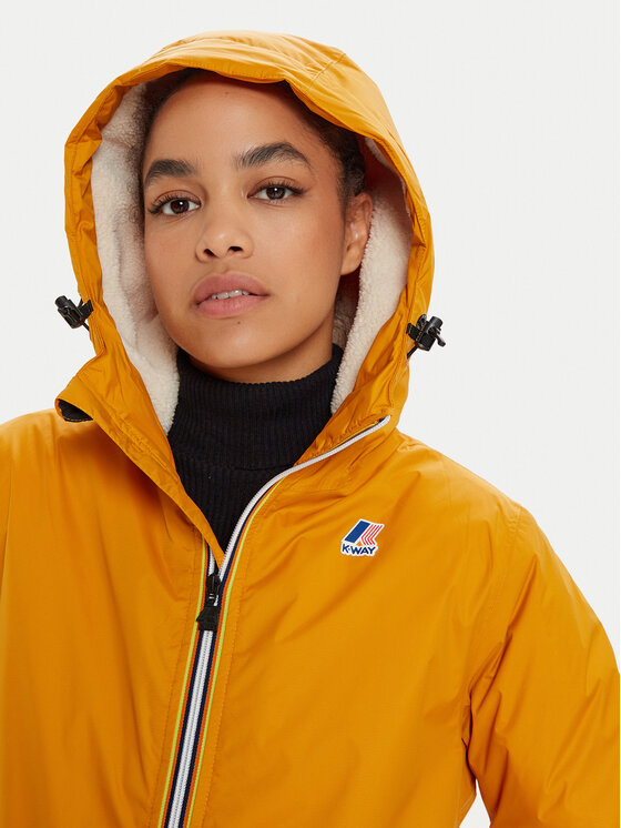K-Way K-Way Зимова куртка Le Vrai 3.0 Claude K3118TW Жовтий Regular Fit