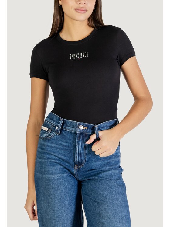 Tommy Jeans Tommy Jeans T-shirt DW0DW21841 Nero Casual Fit