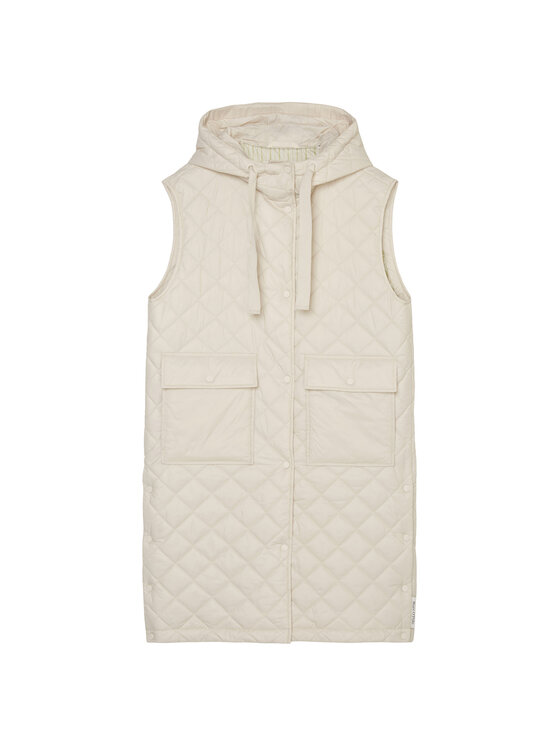 Marc O'Polo Marc O'Polo Αμάνικο Μπουφάν 301082472101 Μπεζ Regular Fit