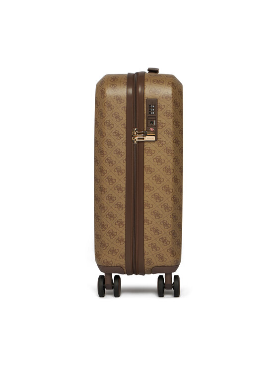 Guess Guess Walizka kabinowa Latona Tavel TWHK92 11983 Beżowy ciemny