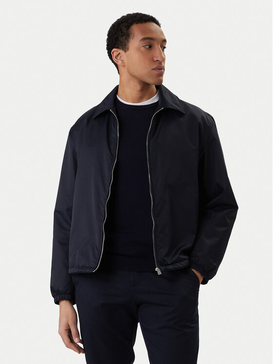 BOSS BOSS Преходно яке H-Crestell 50553641 Тъмносин Regular Fit