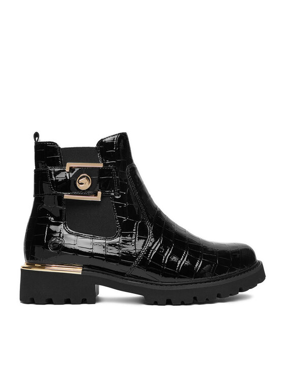 Remonte Botki D8684-03 Czarny