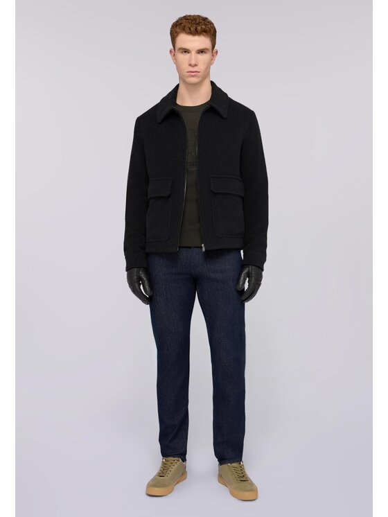 Trussardi Trussardi Cappotto invernale R003M000018N033 Nero Regular Fit