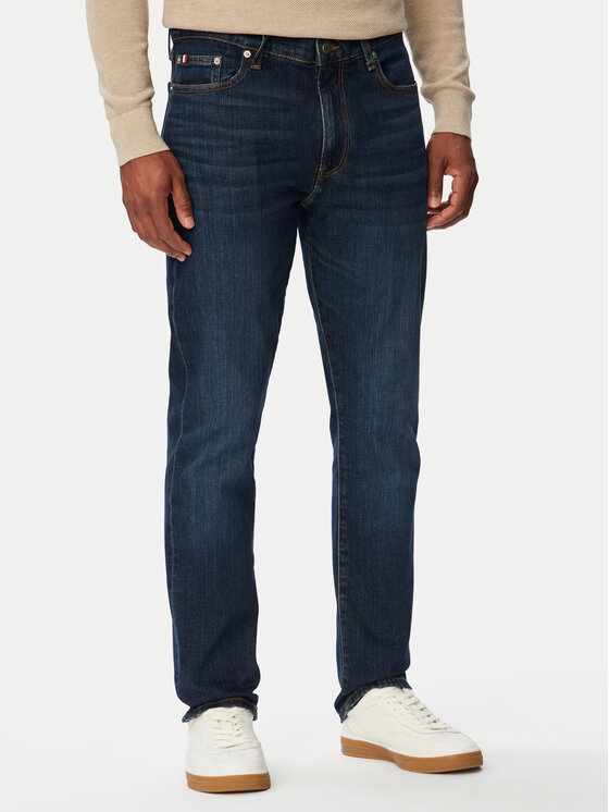 Tommy Hilfiger Blugi Denton MW0MW43162 Bleumarin Slim Fit