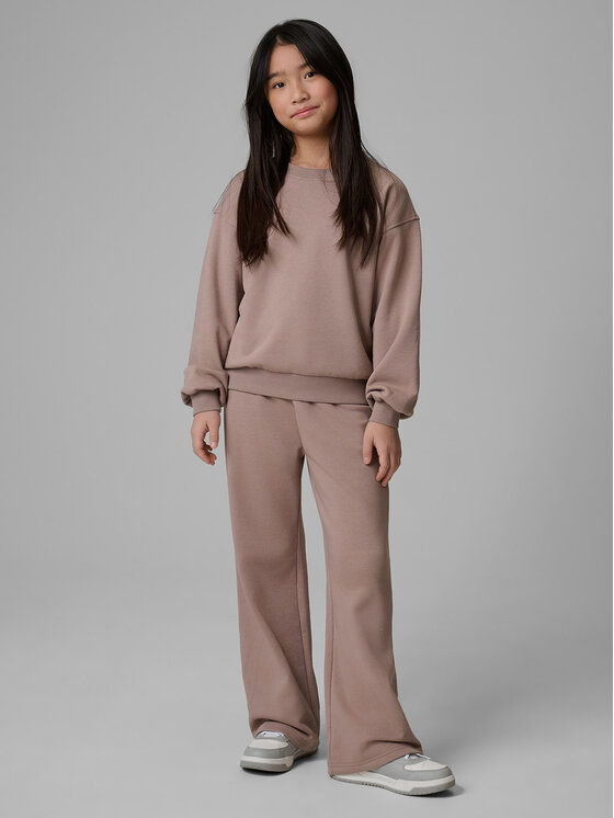 4F 4F Bluza BASIC+ Beżowy Regular Fit