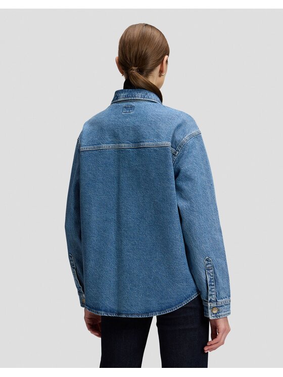 Lee Lee Koszula RELAXED UTILITY OVERSHIRT Niebieski Relaxed Fit