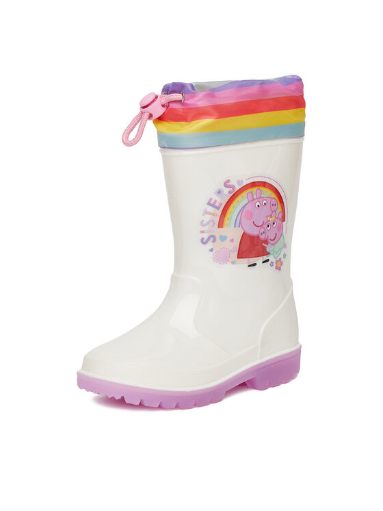 Peppa Pig Peppa Pig Gumijasti škornji CEO-NJ-AW25-337PP Bela