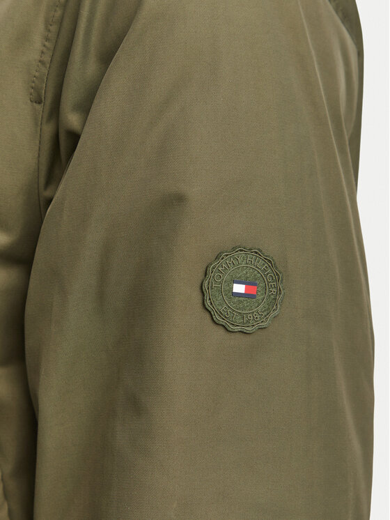 Tommy Hilfiger Tommy Hilfiger Parka WW0WW46533 Zielony Relaxed Fit