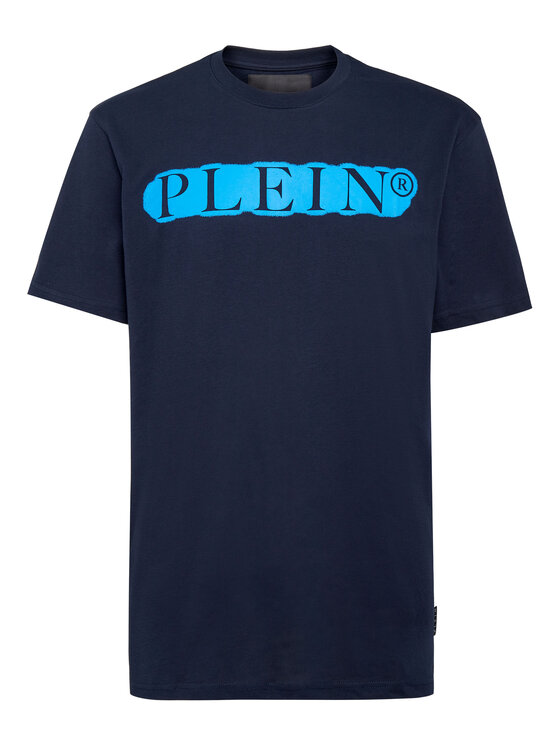 PHILIPP PLEIN PHILIPP PLEIN T-Shirt 89 Tmavomodrá Regular Fit