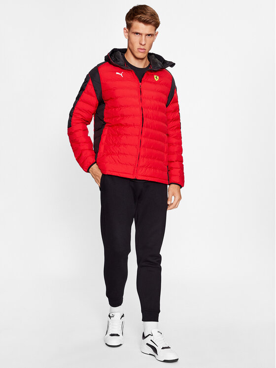 Puma Puma Prijelazna jakna Scuderia Ferrari Race T7 620934 Crvena Regular Fit