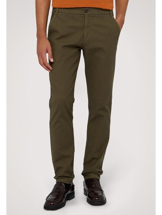 Trussardi Trussardi Pantaloni di tessuto P705M000015N025 Verde Skin Fit