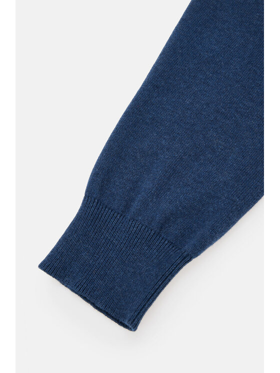 Lancerto Lancerto Sweter Morey SW073223000019 Granatowy Regular Fit