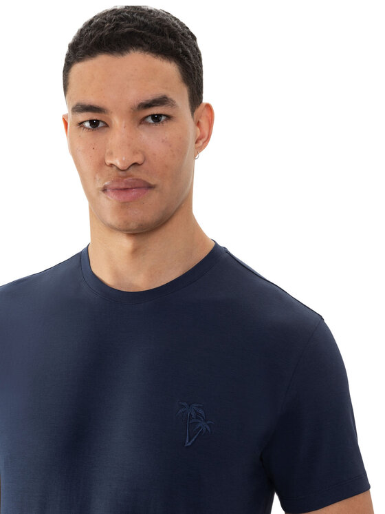 Mey Mey T-Shirt 2210012 Granatowy Regular Fit