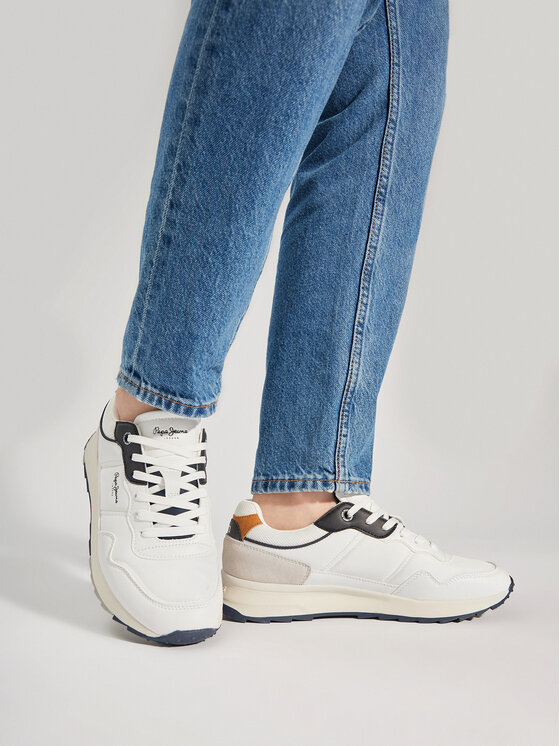 Pepe Jeans Pepe Jeans Sneakersy Joy Tour M PMS60007 Bílá