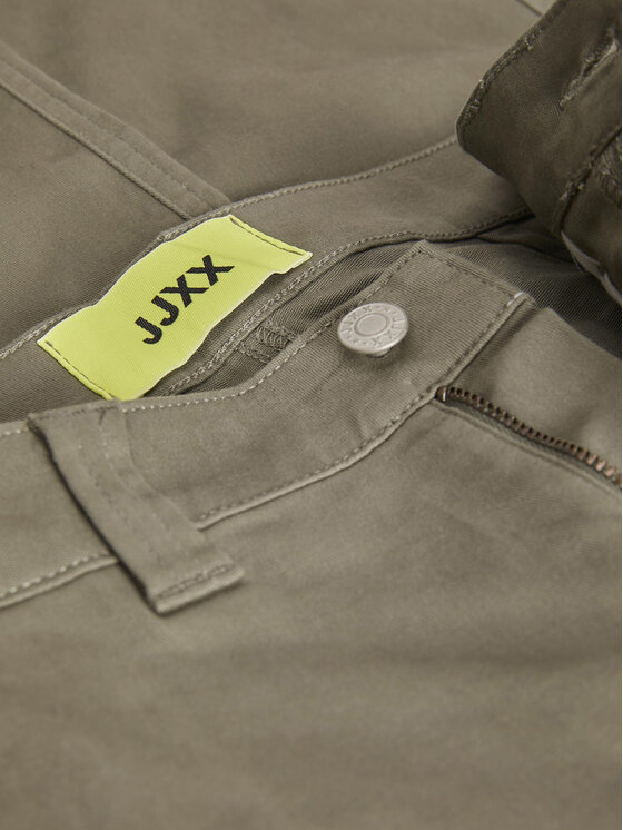 JJXX JJXX Kalhoty z materiálu 12236946 Zelená Regular Fit