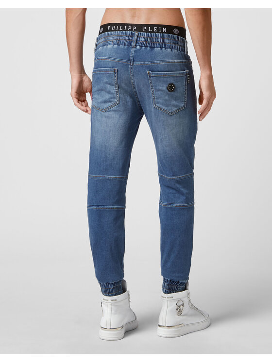 PHILIPP PLEIN PHILIPP PLEIN Jeansy 85 Niebieski Jogger Fit