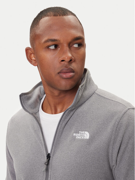 The North Face The North Face Fleecová mikina Glacier NF0A8D0R Sivá Regular Fit