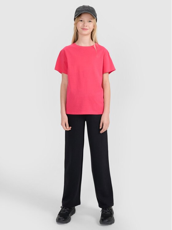 4F 4F T-Shirt 4FJWSS25TTSHF2326-55S Růžová Oversize