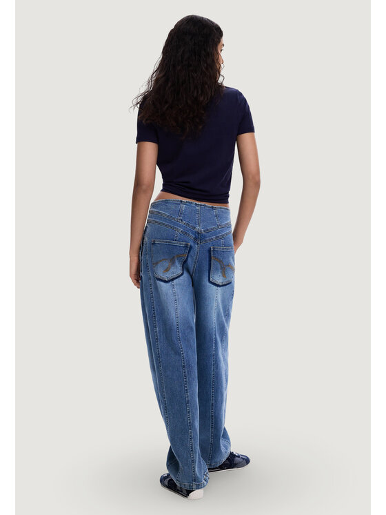 Desigual Desigual Τζιν DEGRAD Μπλε Casual Fit