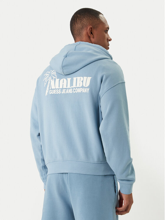 Guess Jeans Guess Jeans Суитшърт M6GQB6 KCPR1 Син Boxy Fit