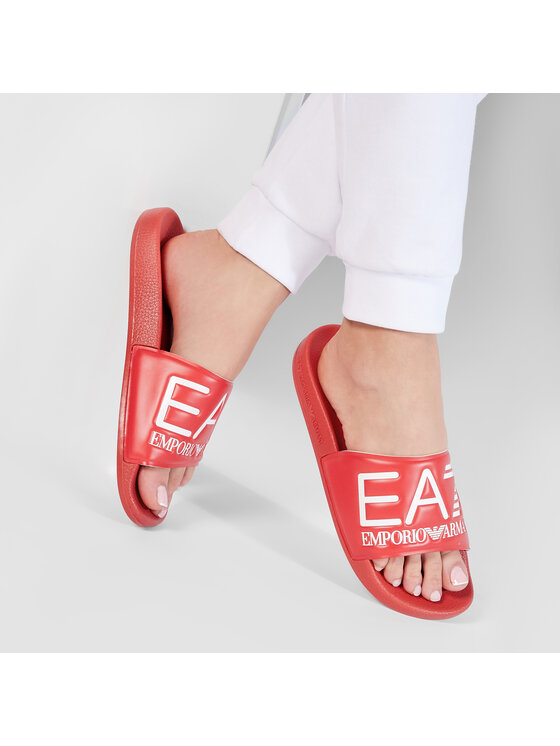 EA7 Emporio Armani EA7 Emporio Armani Šľapky XCP001 XCC22 00029 Červená