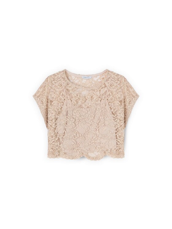 Motivi Motivi Blusa 2041W000808N011 Crema Boxy Fit