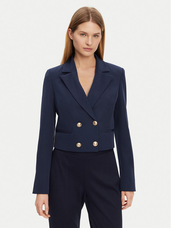 Guess Guess Sakko W5GN67 WH9Y2 Dunkelblau Regular Fit