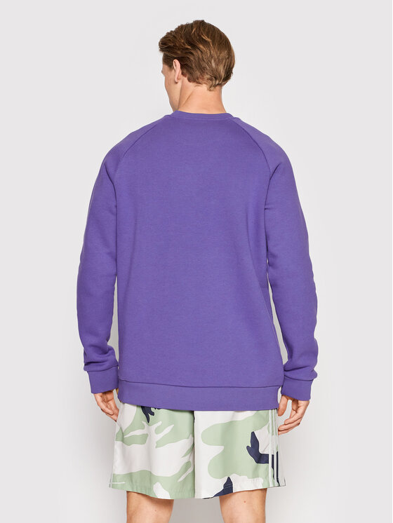 adidas adidas Bluza adicolor Essentials Trefoil HE9426 Fioletowy Regular Fit