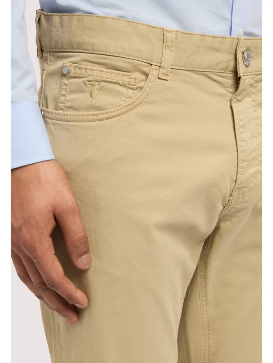 Trussardi Trussardi Pantaloni di tessuto P704H504861N012 Crema Slim Fit