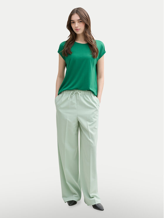 Tom Tailor Denim Tom Tailor Denim Tricou 1030942 Verde Regular Fit