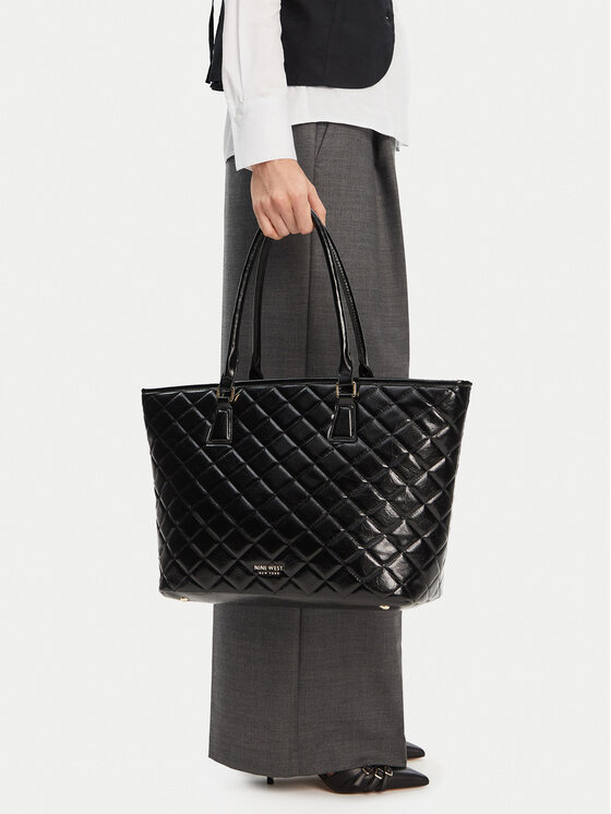 Nine West Nine West Дамска чанта CEO-LINDA-LA374-4064 Черен