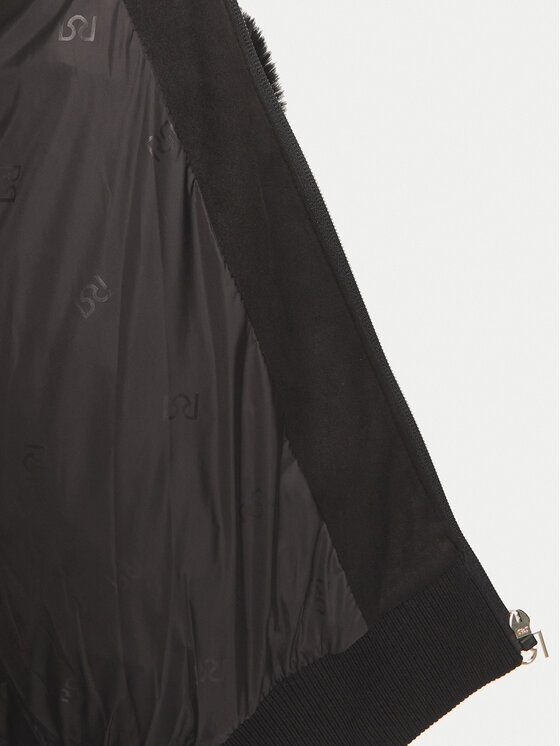 Rinascimento Rinascimento Futro CFC0118311003 Czarny Regular Fit