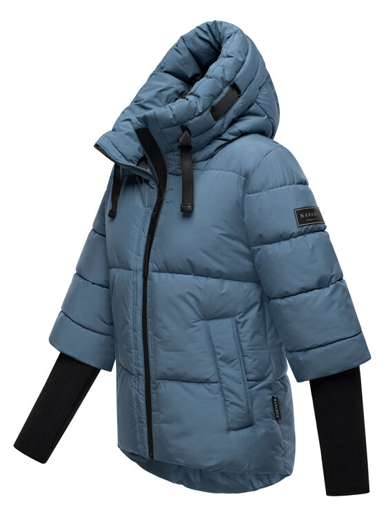 Navahoo Navahoo Kurtka zimowa Lotusherz Niebieski Regular Fit