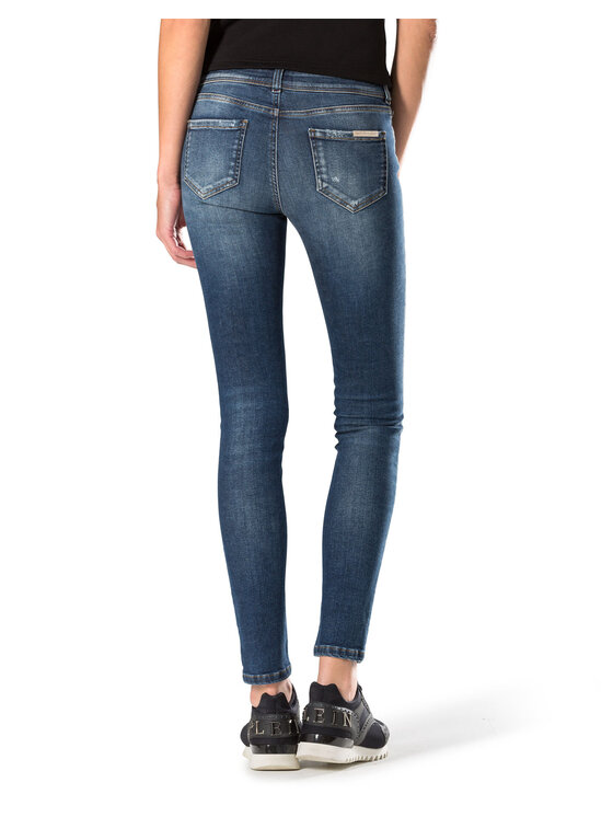 PHILIPP PLEIN PHILIPP PLEIN Jegginsy 30820 Niebieski